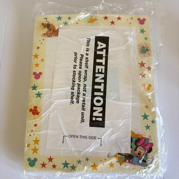 Disney Mickey Minnie Pluto 6 Packs Stationery Paper Sealed Retired Design NOS - Picture 5 of 8